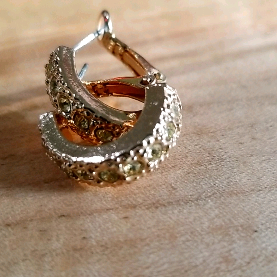 Gold On Gold Earrings